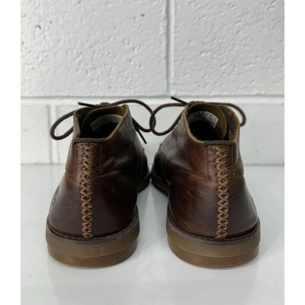 Timberland Yorkdale Brown Leather Lace‎ Up Chukka Boots A22GK Men's Size 9